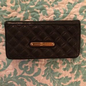 Juicy Couture Shimmer Quilted Leather Wallet